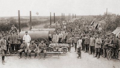 Die Feldbäckereien der deutschen Armee während des Ersten Weltkriegs, aus 